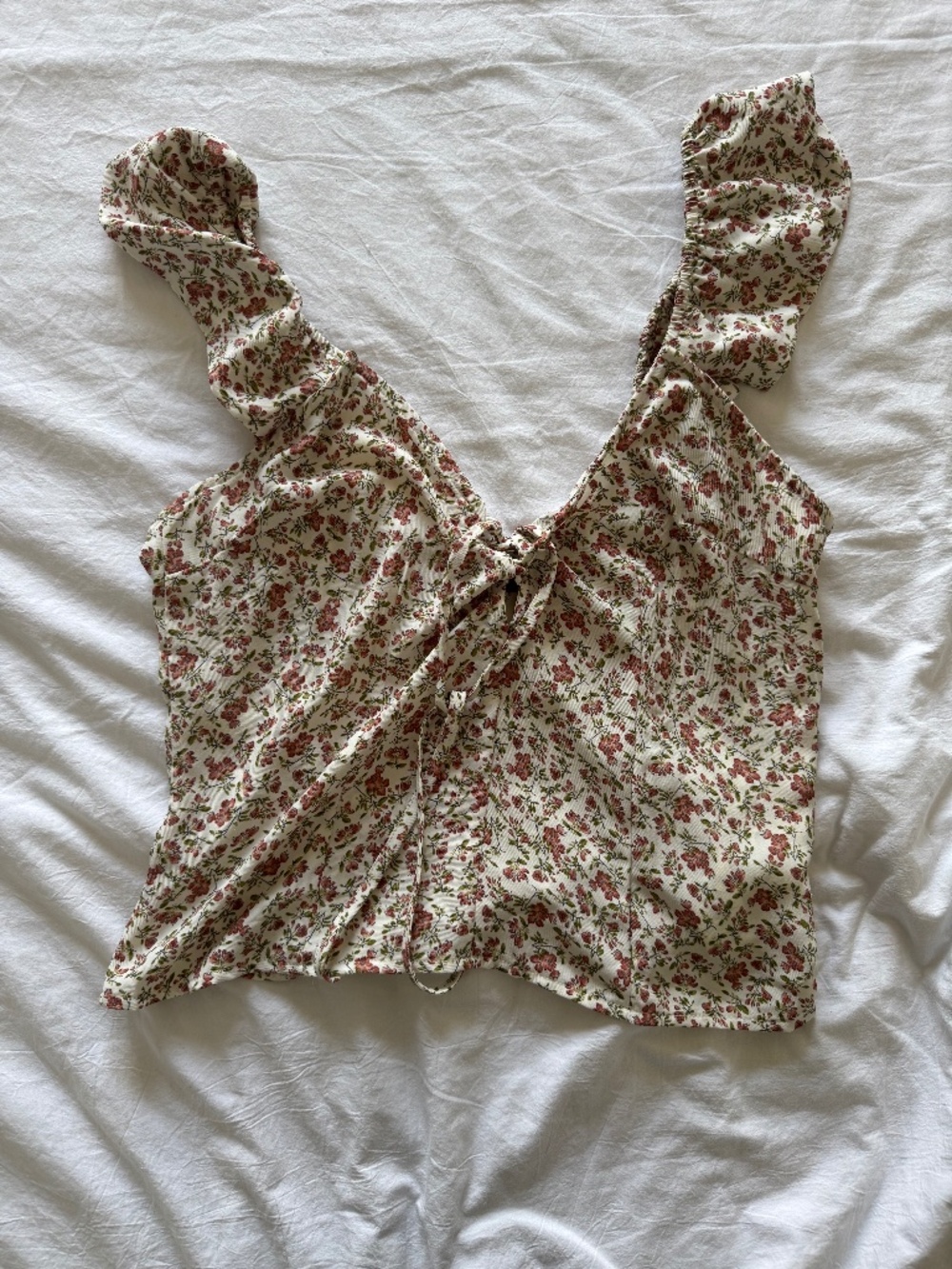 Missguided Floral Sleeveless Top